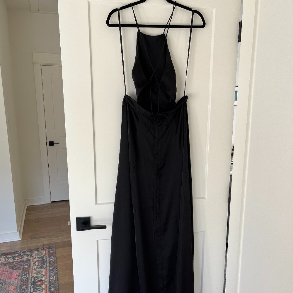 BLACK Fame & Partners Ada Maxi Dress Size 6